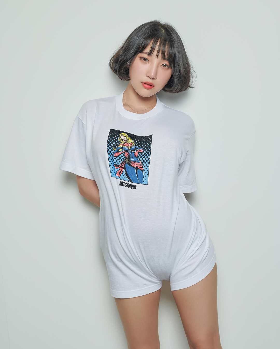 Inkyung97 Kang T-Shirt Camel Toe Hot Sexy Korean Girl