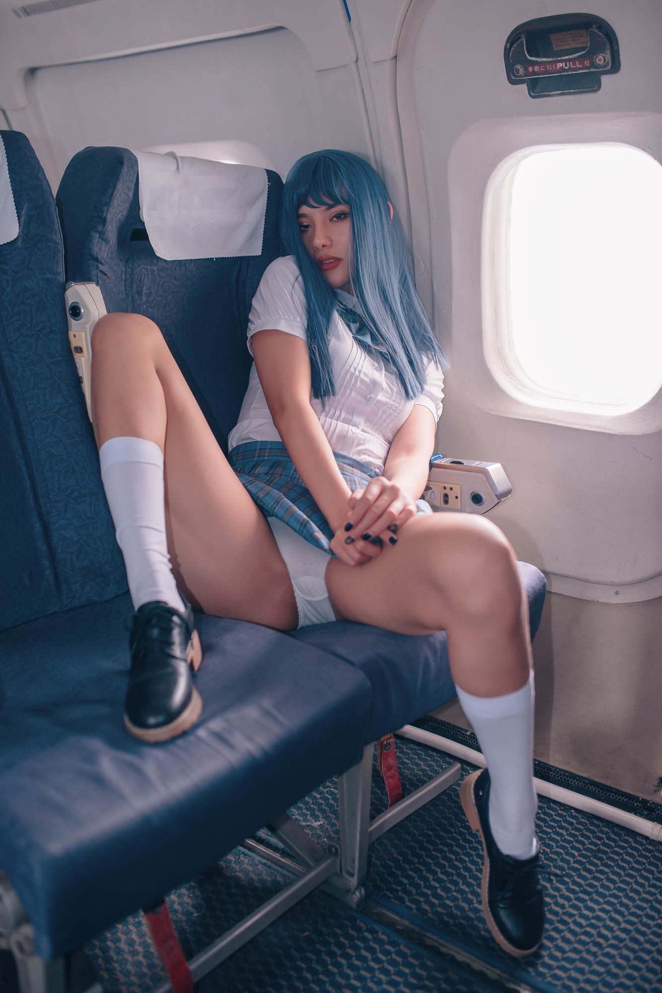 sexy chinese school girl strips on an airplane hot chinese school girl panties