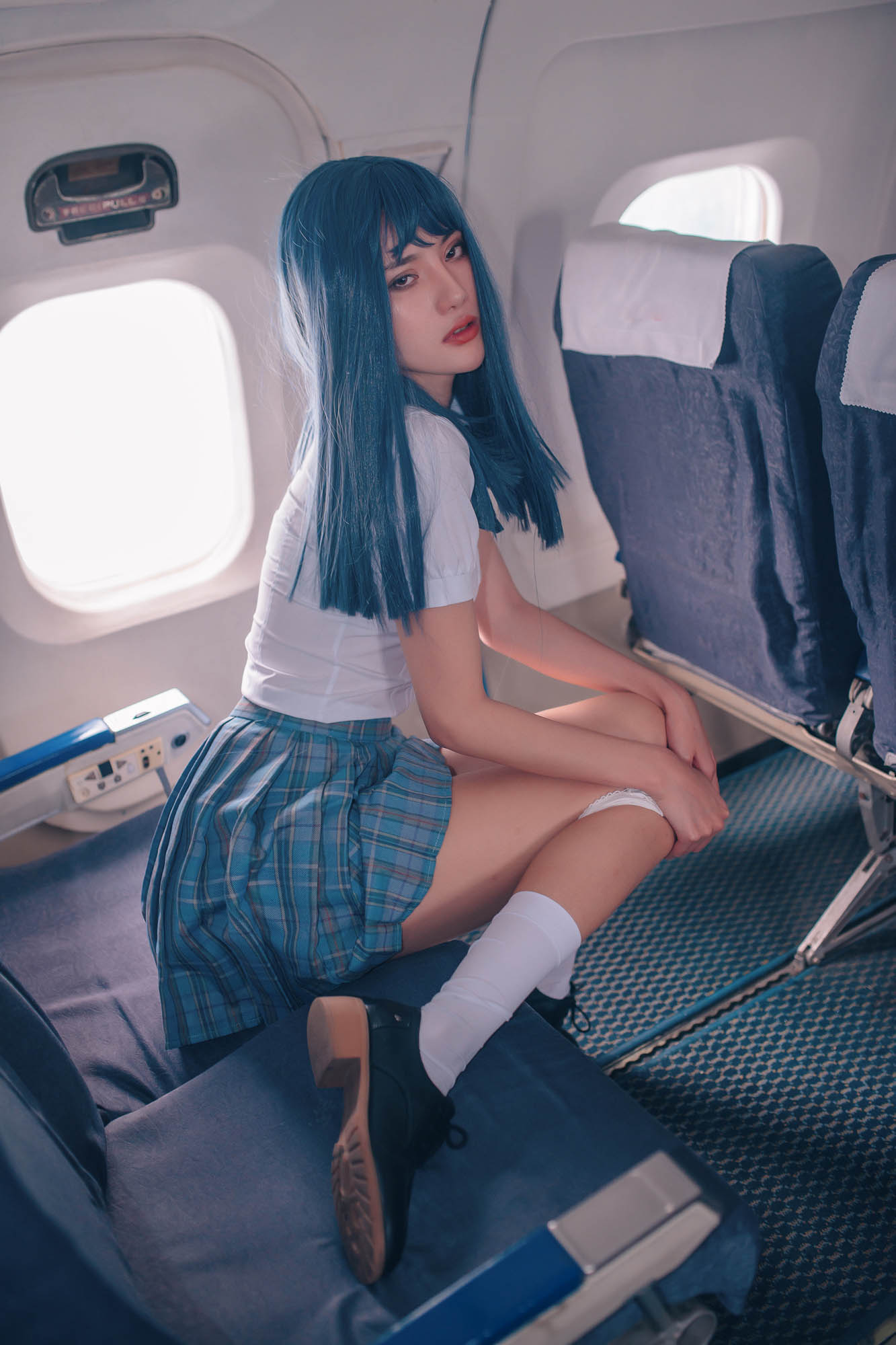 sexy chinese school girl strips on an airplane hot chinese school girl panties