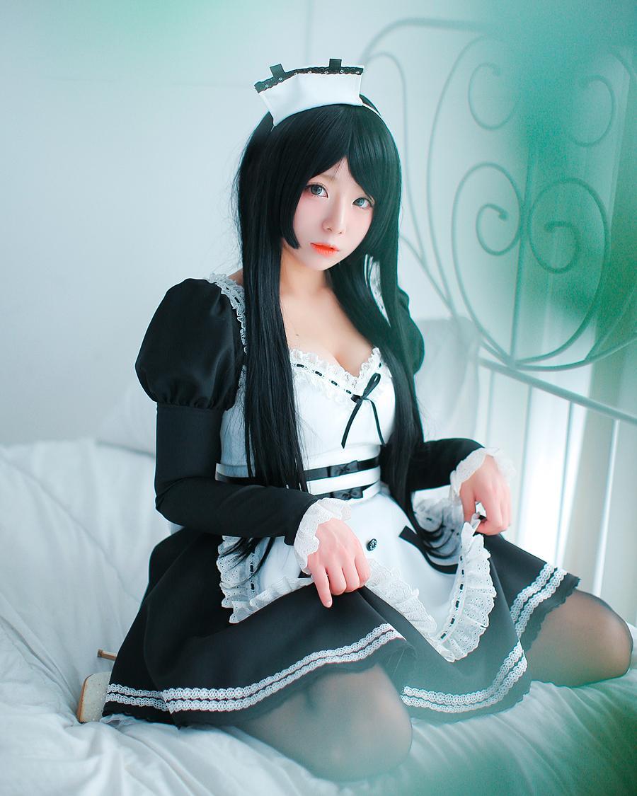 maruemon 96 마루에몽 hot korean cosplay twitch girl sexy maid
