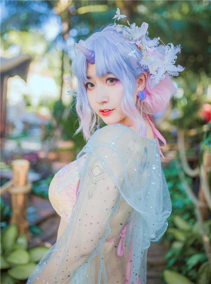 cute chinese porn actress with big tits sexy fairy cosplay bikini lingerie