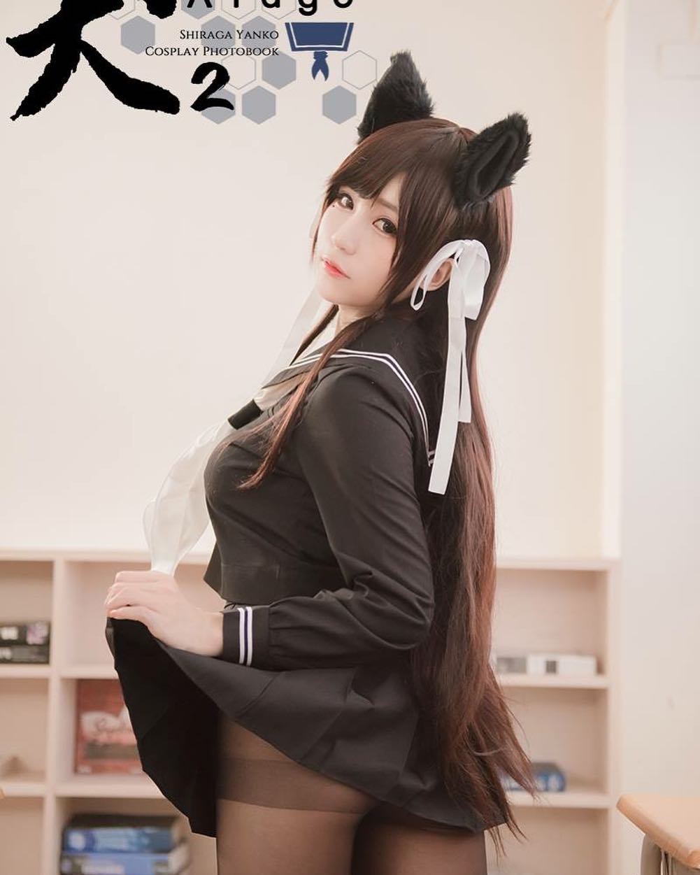 shiragayanko66 小泱 xiao yan big tits breasts cosplay cat ears sexy hot taiwanese